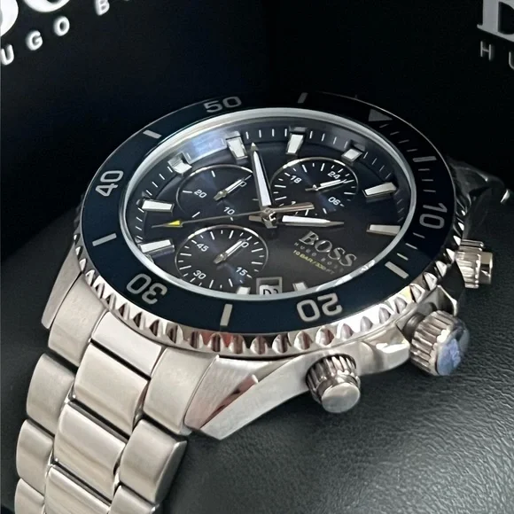 HB1513907 - Hugo Boss Men’s Admiral Blue Dial Watch - Picture 4 of 13